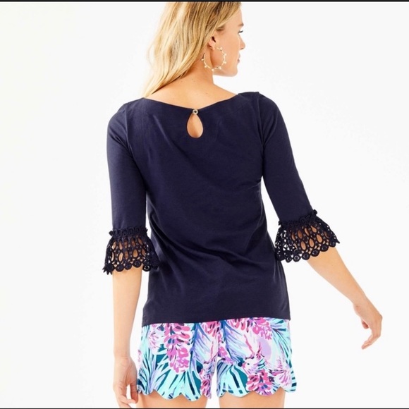 Lilly Pulitzer Tops - Lilly Pulitzer Waverly Ruffle Top